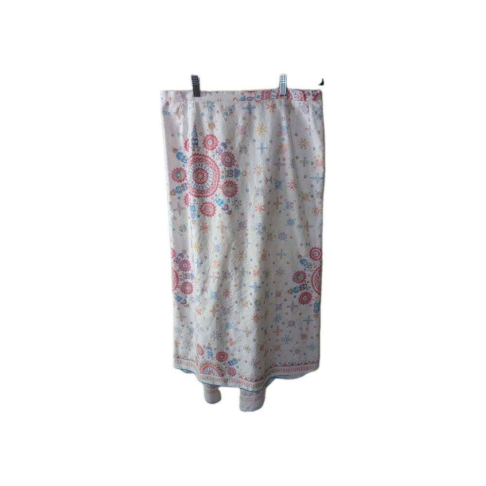 Peruvian Connection High Low Skirt Pima Cotton sz 14